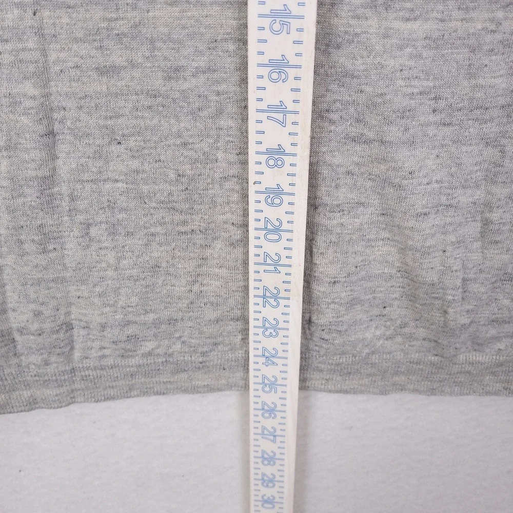 Polo Ralph Lauren Linen Sweater Mens Large Grey Crewneck Long Sleeve Knit